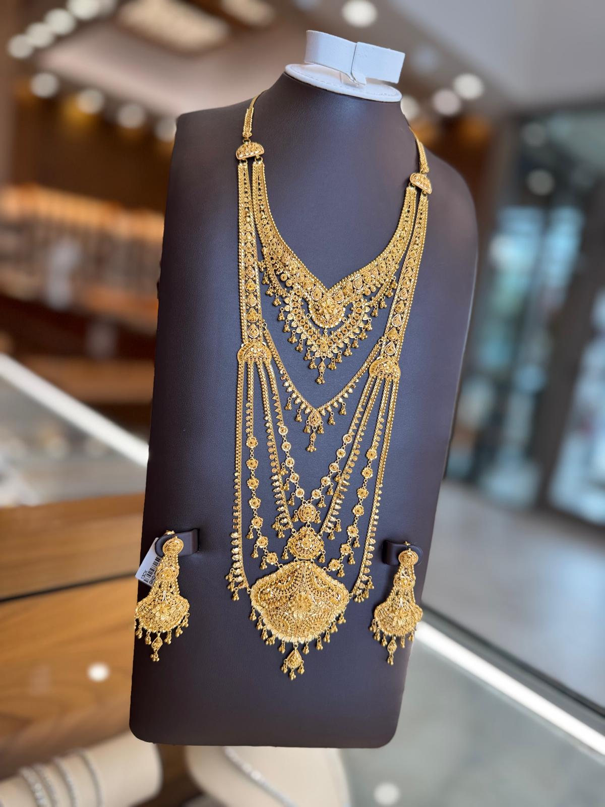 22K Gold Necklace Set